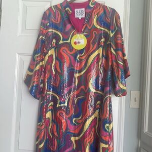 Alden Adair small long sequin dress